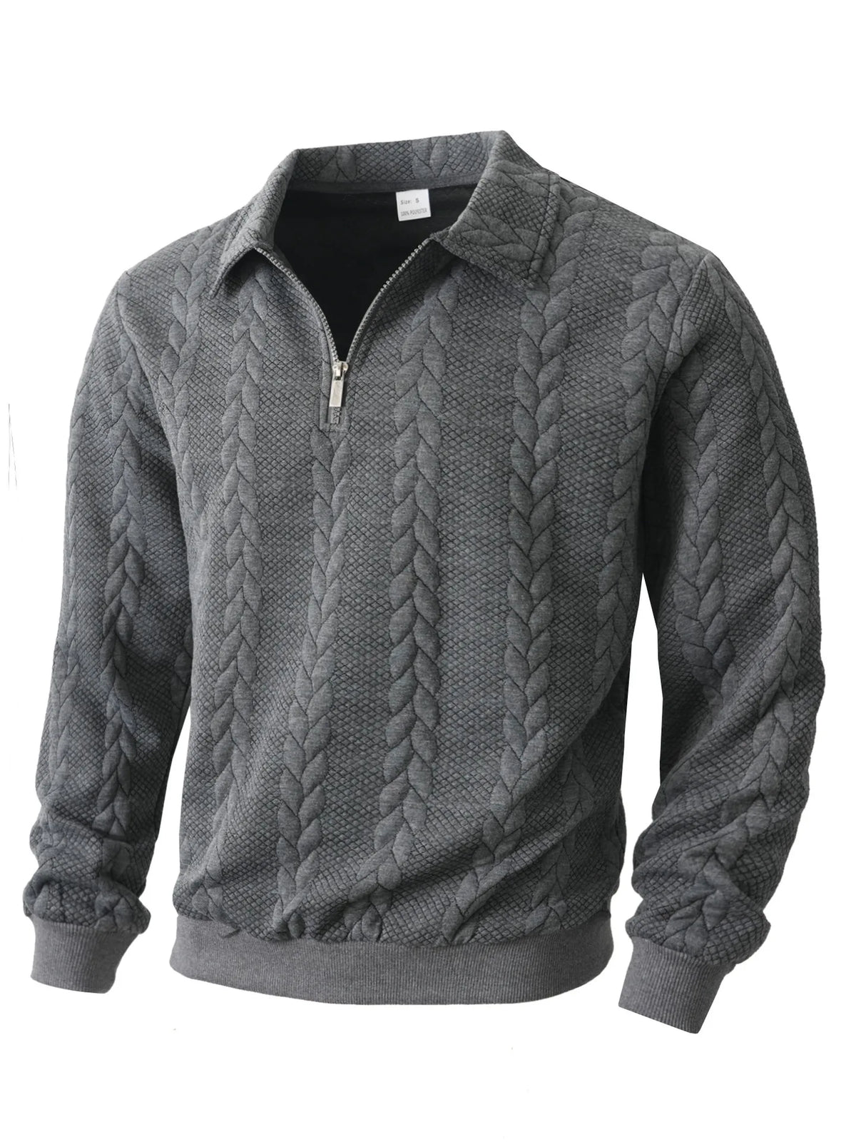 Sherwood™ | Men's Cable Knit Quarter-Zip Sweater