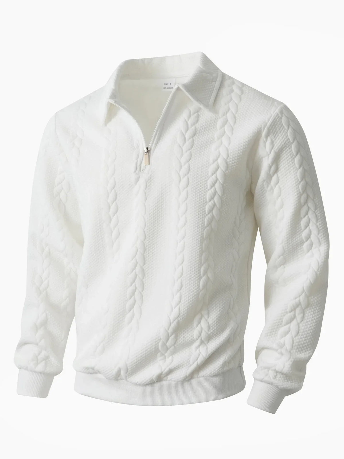 Sherwood™ | Men's Cable Knit Quarter-Zip Sweater