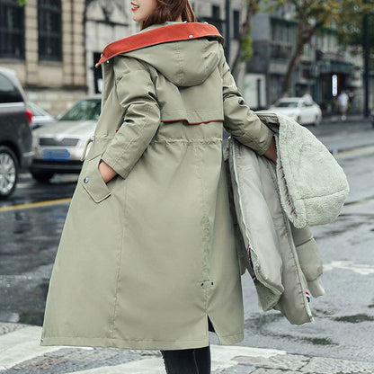 Fionna – Women's Winter Jacket with Hood and Soft Fur Collar