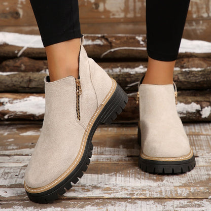 Women's water-resistant everyday ankle boots