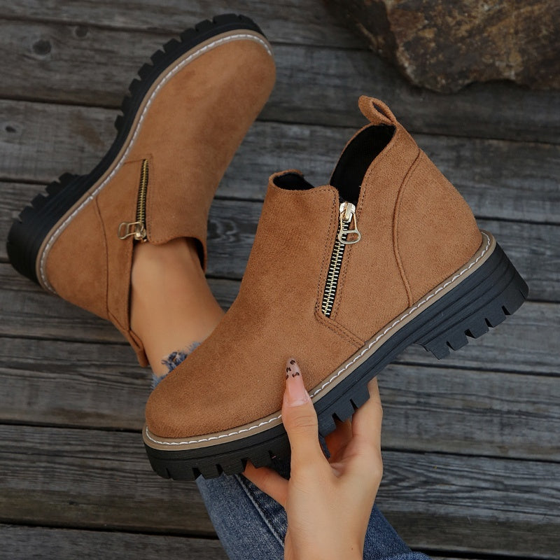 Women's water-resistant everyday ankle boots