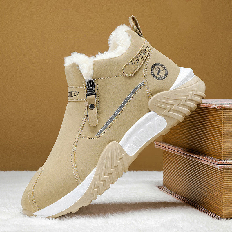 Leif men's fleece-lined leather winter boots - view 18