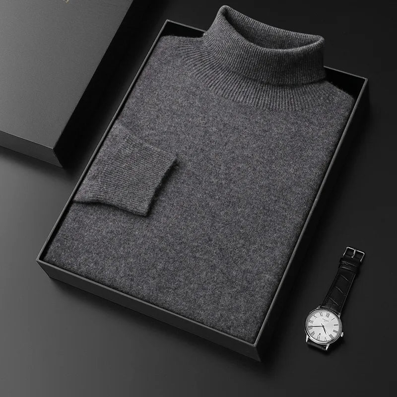 Theodore™ | Men's Cashmere Turtleneck Sweater