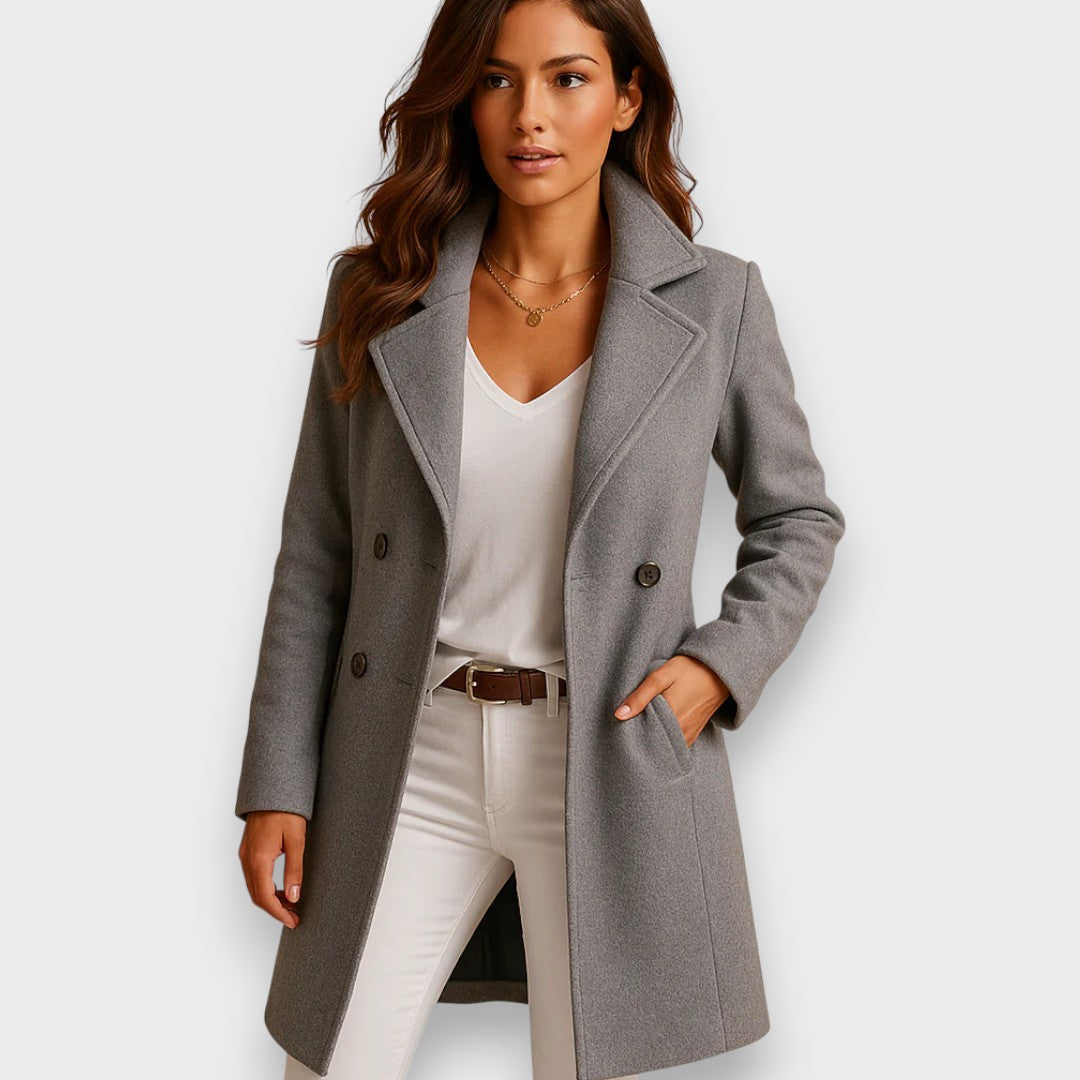 Adelina™ | Double-Breasted Coat