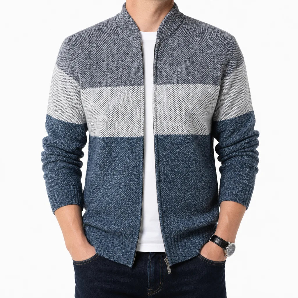 Weston™ | Men's Colourblock Knit Jacket