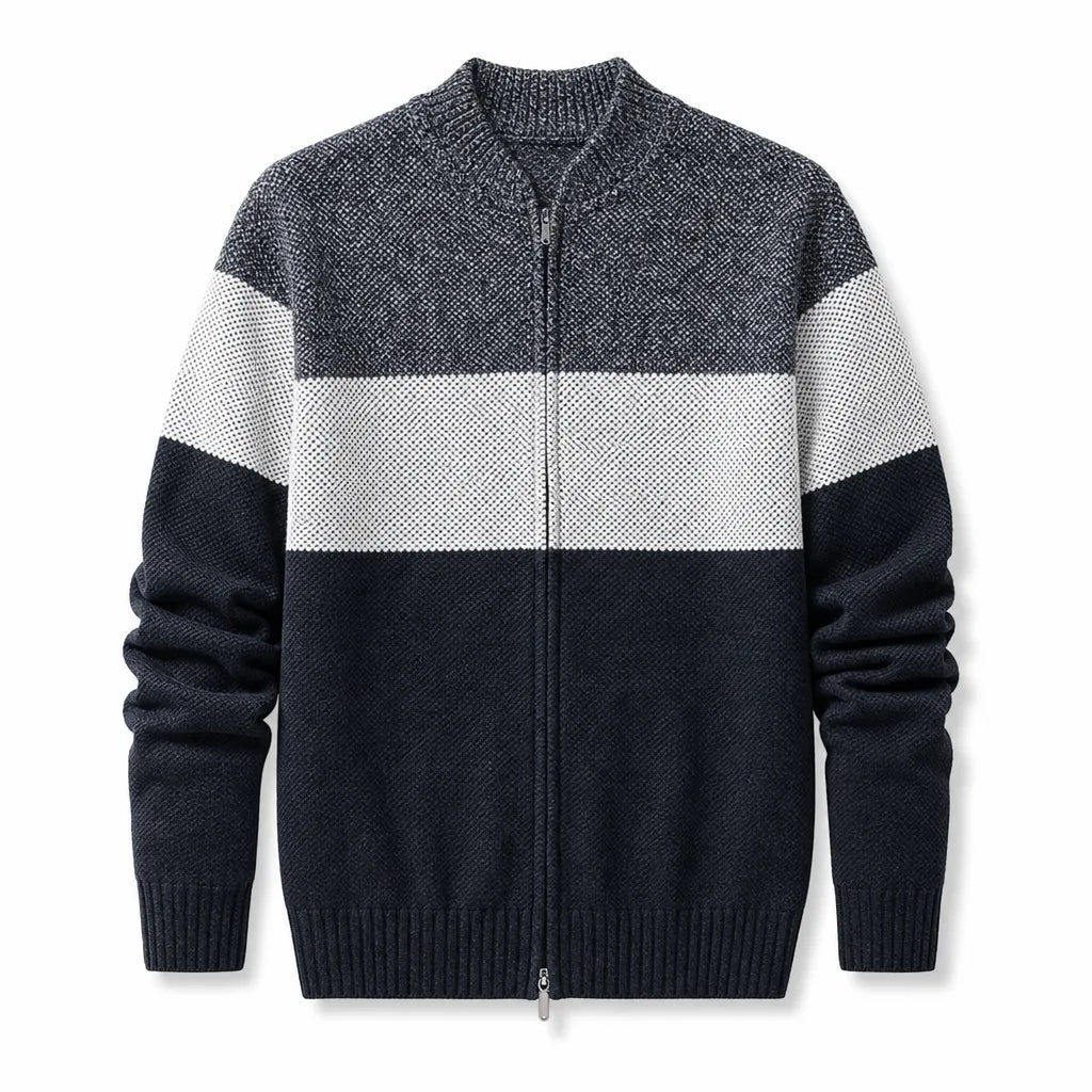 Weston™ | Men's Colourblock Knit Jacket