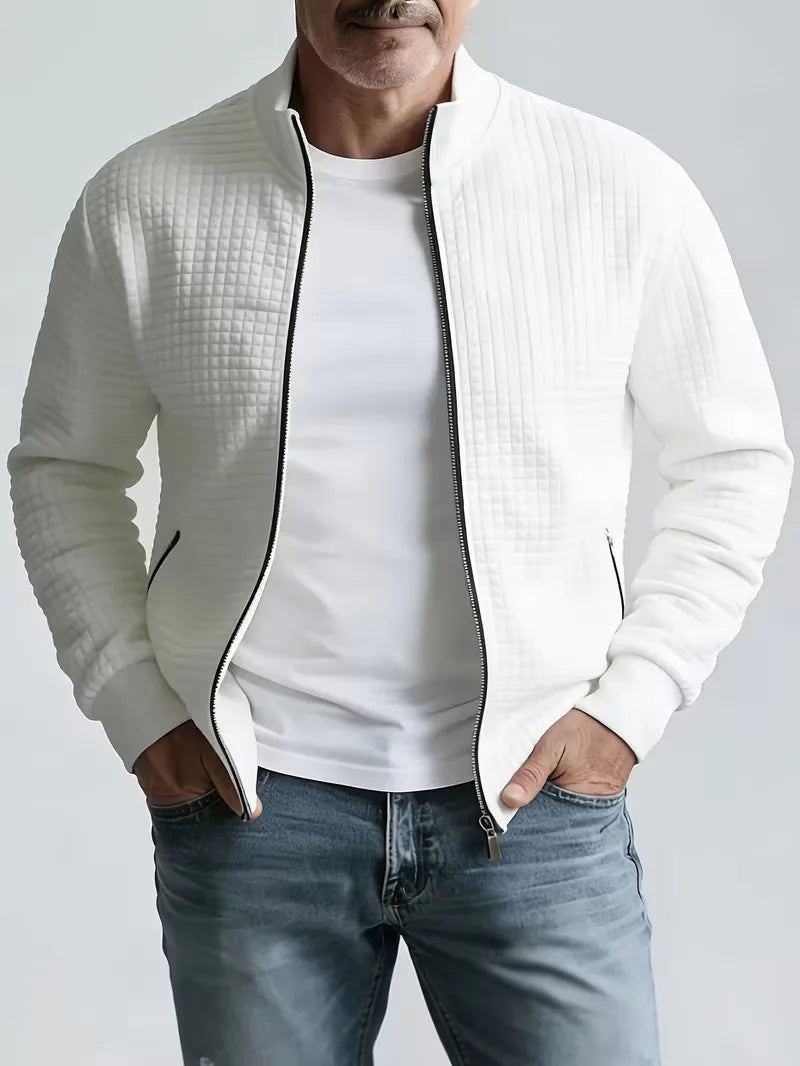 William™ | Men's Quilted Stand Collar Jacket