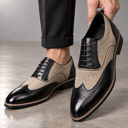 Darnello Herringbone Oxfords