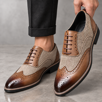 Darnello Herringbone Oxfords