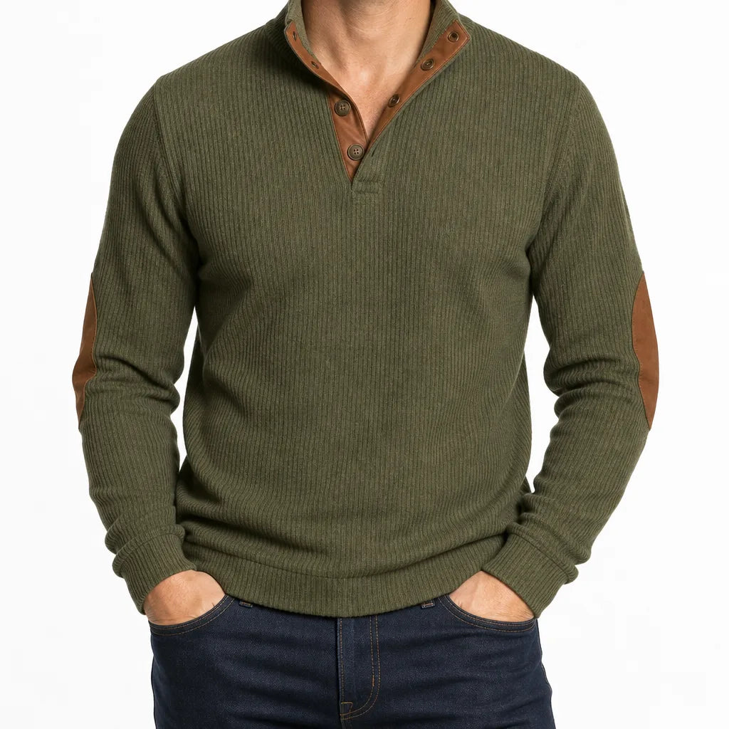 Wyler™ | Men's Buttoned Knit Sweater